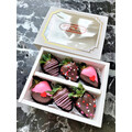 6pcs Cupid's Arrow Chocolate Strawberries Gift Box